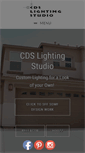 Mobile Screenshot of cdslightingstudio.com